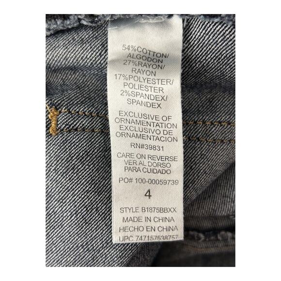 Democracy Jeans Womens Size 4 Ab Technology Mid Rise Skinny Leg Dark Wash Denim - Picture 7 of 14